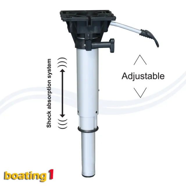 Quintrex / Stacer Boat Seat Pedestal Plug In Gas Lift & Suspension 420mm-530mm