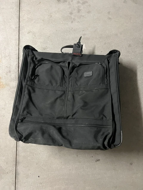 Tumi Alpha Ballistic Black Suit Garment Bag Wheeled 24" Roller Luggage Case