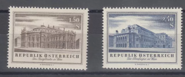 Österreich, Burgtheater Wien, MiNr. 1020/21, postfrisch