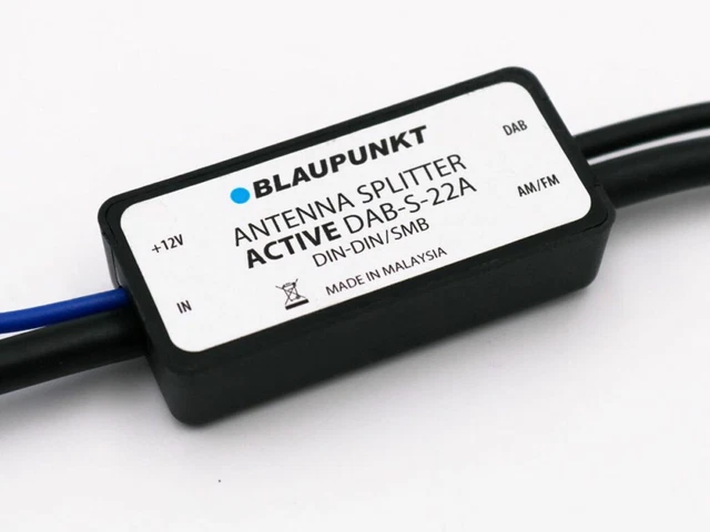 antenna pinna shark blu auto tetto segnale radio universale tuning AM-FM- DAB