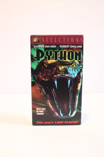 PYTHON (VHS, 2001) Casper Van Dien, Robert Englund Used Great Shape $6. ...
