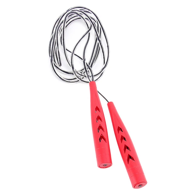 JUSTGREENBOX - Speed Jump Corda Per Saltare Cuscinetto A Sfere Ultra Veloce Filo D Acciaio Boxe Palestra Allenamento Fitness Blu 3654657553852 - Foto 8