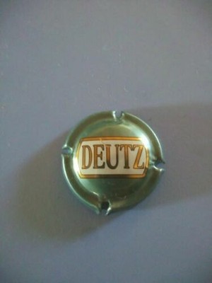 DEUTZ capsule de champagne deutz grise bleue 