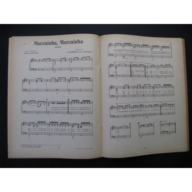 Sambas Album 2e Volume 12 pièces Piano ou Accordéon 1951 5