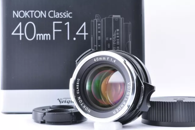 "Near Mint w/Box" Voigtlander Nokton Classic 40mm f1.4 for Leica M VM Japan #248