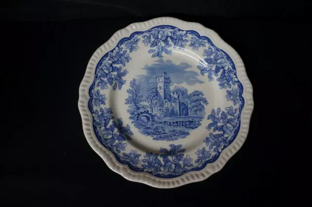 Spode Blue Room Collection Regency Series Ruins Dinner Plate 11" Wide