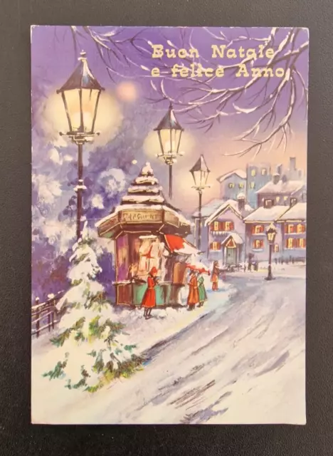 Cartolina antica di Buon Natale viaggiata FG