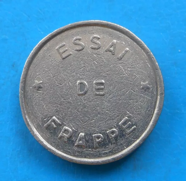ESSAI DE FRAPPE 10 francs Jimenez 1986 , module 21mm , 6.45gr