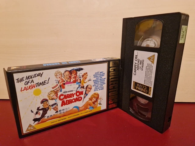 CARRY ON ABROAD Sidney James PAL VHS Video Tape T5 4.99