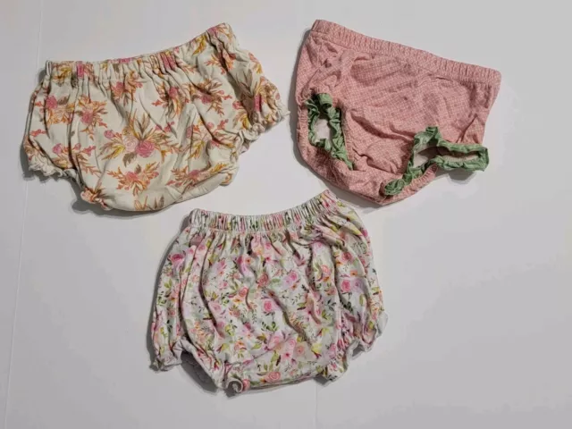 Baby Girl Bloomers by Matilda Jane 18-24M, Milkbarn S 12-18M, Pink Floral 6-12M