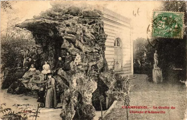 CPA AK CHAMPIGNOL La Grotte du Chateau d'Adamville (600056)