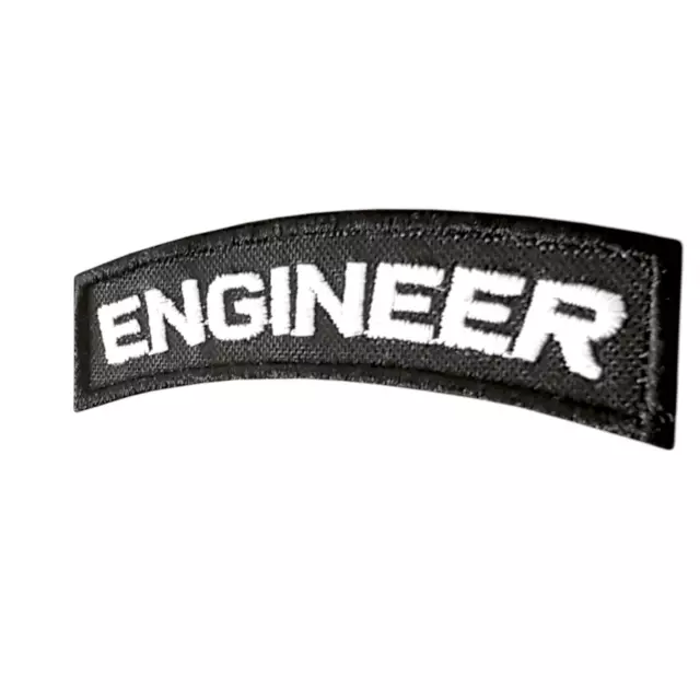 Engineer Tab tactical morale badge US army military parche hook patch