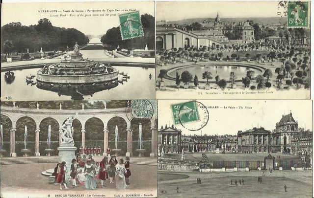 Lot De 171 Cartes Postales Anciennes Du Chateau De Versailles (Yvelines).