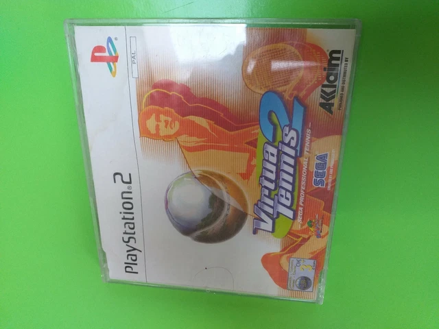 Virtua Tennis 2 evolution version promo press kit ps2 ps playstation 2 PAL