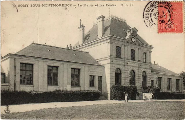 CPA Montmorency La Mairie et les Ecoles FRANCE (1330843)