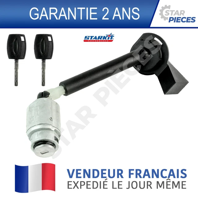 YUCKMZ Bonnet lock cylinder 2x key for compatible with Ford Focus C-MAX 2003-2007 4556337 3M5AR16B970AD