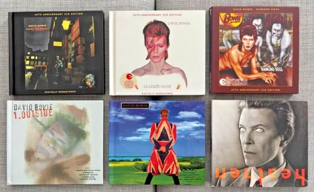 Bowie – Ziggy / Aladdin / Diamond / Outside / Earthling / Heathen (2 CD Edition)