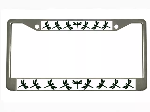 Dragon Butterfly Design Car License Plate Frame Auto Tag Holder