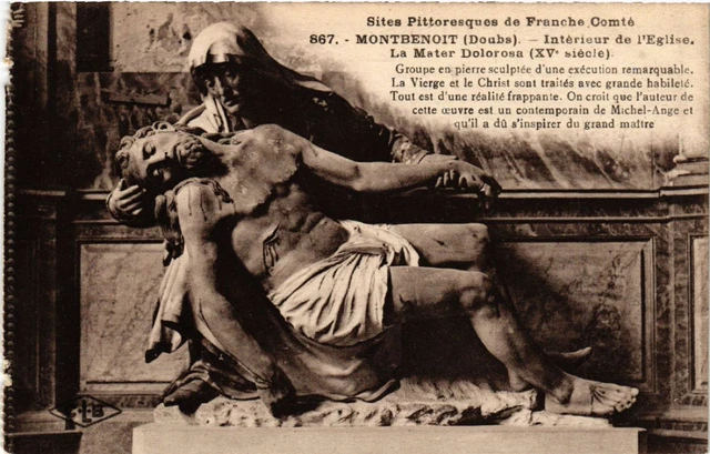 CPA AK MONTBENOIT - Intérieur de l'Église - La Mater Dolorosa (486673)