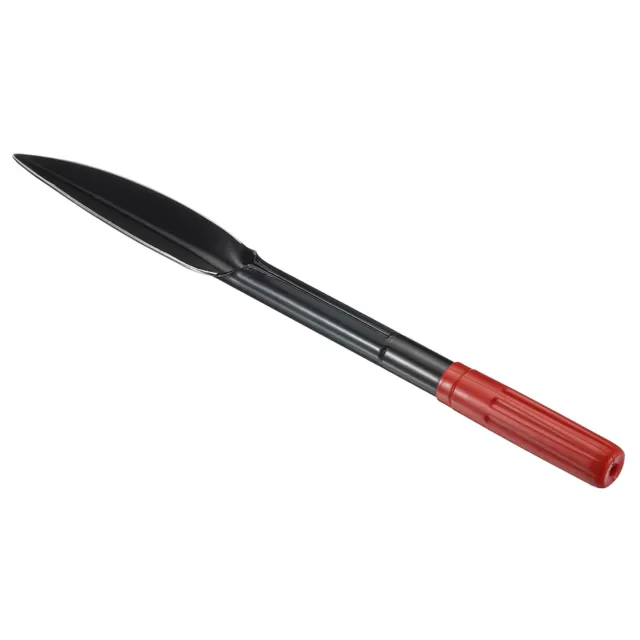 18" Garden Trowel Leaf-Shaped Shovel Pointed Gardening Tools Black Red