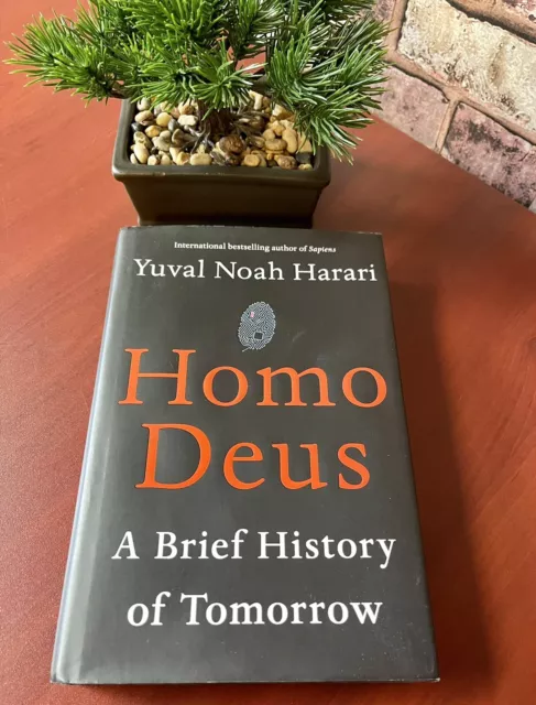 HOMO DEUS: A BRIEF HISTORY OF TOMORROW By Yuval Noah Harari - Hardcover *VG+* 2