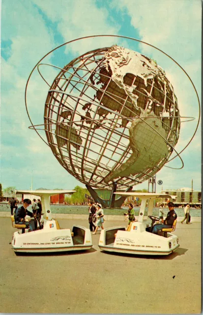 New York Worlds Fair Unisphere 1964-1965 Chrome Postcard