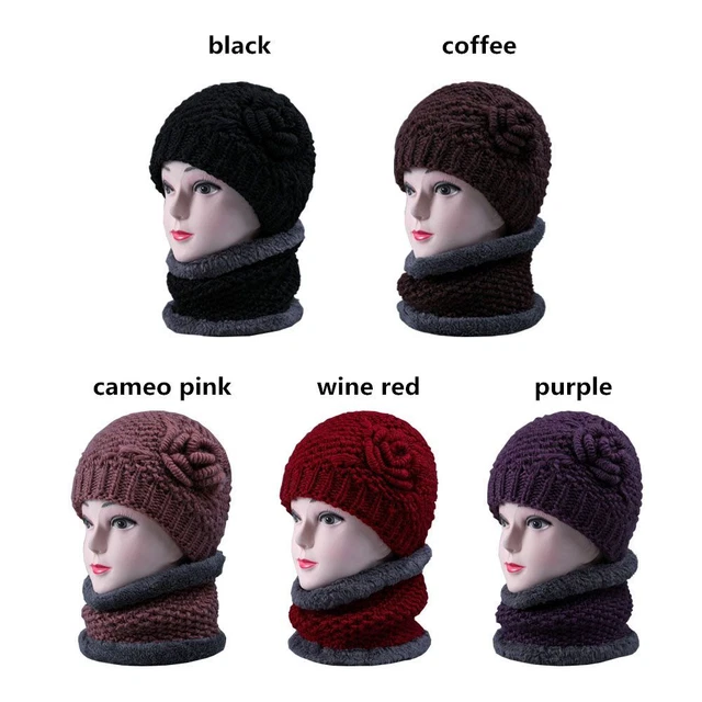 pour femme du moyen âge Bonnet de grand-mère Chapeau chaud pour femmes âgées 2