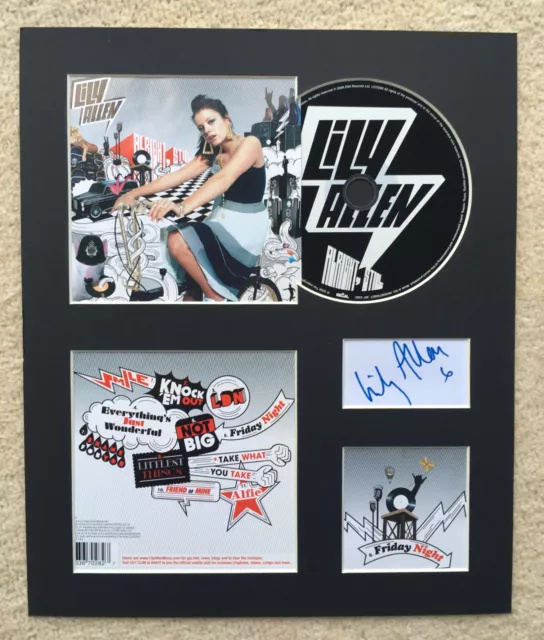 LILY ALLEN - Signed Autographed - ALRIGHT STILL - Album Display