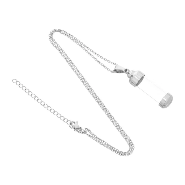 Collier Pendentif Rosace Diffuseur De Parfum - Aromathérapie, Acier Inoxydable, 56-60 Cm, +10 Pastilles