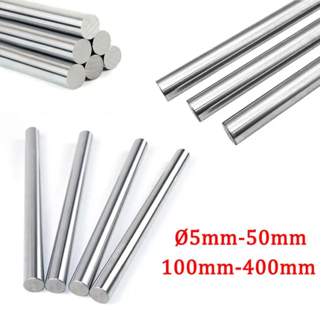 Φ4mm-50mm Cylinder Rail Linear Shaft Hardened 45# Steel Smooth Rod Optical Axis