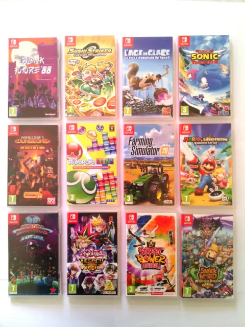 Lot de 12 Jeux Nintendo Switch