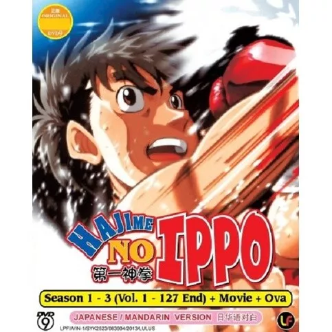 HAJIME NO IPPO (SEASON 1-3) - ANIME TV DVD (1-127 EPS + MOVIE +