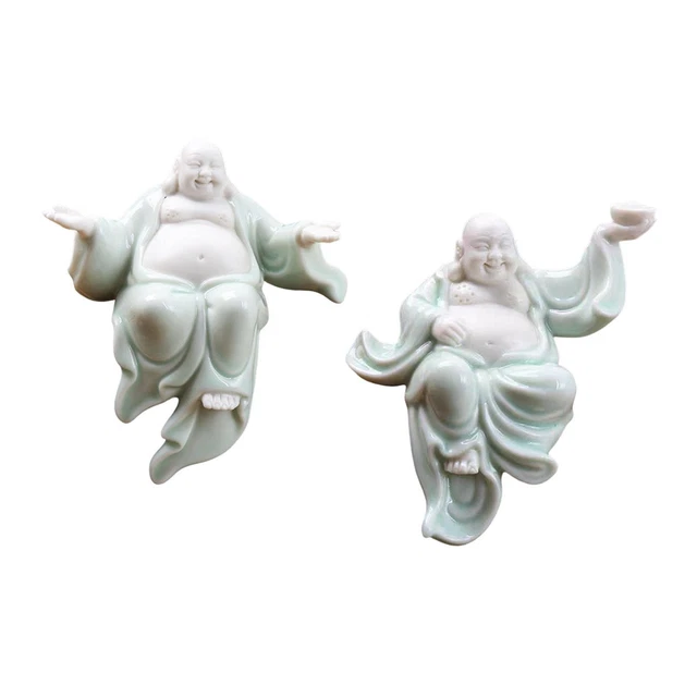 Mini Sitting Buddha Statue Home Buddhist Figurine Meditation Sculpture
