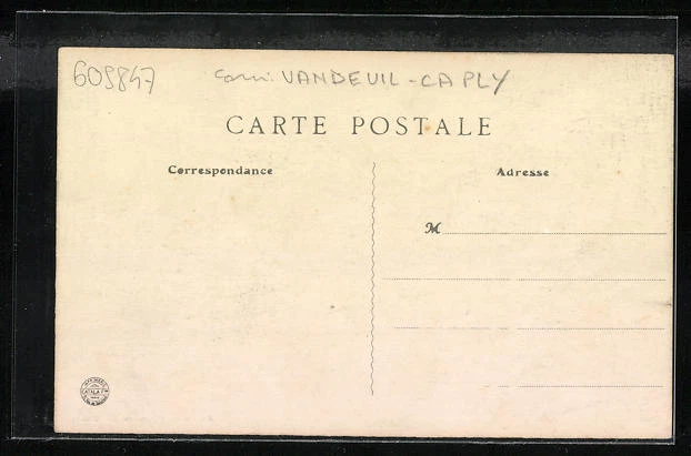 CPA Caply, Grande-Rue, vue de la rue 2
