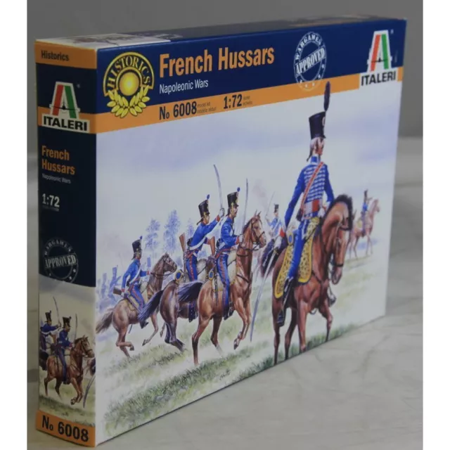 Italeri 1/72 Napoleonic French Hussars - plastic toy figures