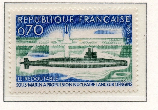 Enveloppe 1er Jour - Sous-marin Le Redoutable - Paris - Oblitéré (parfait état)