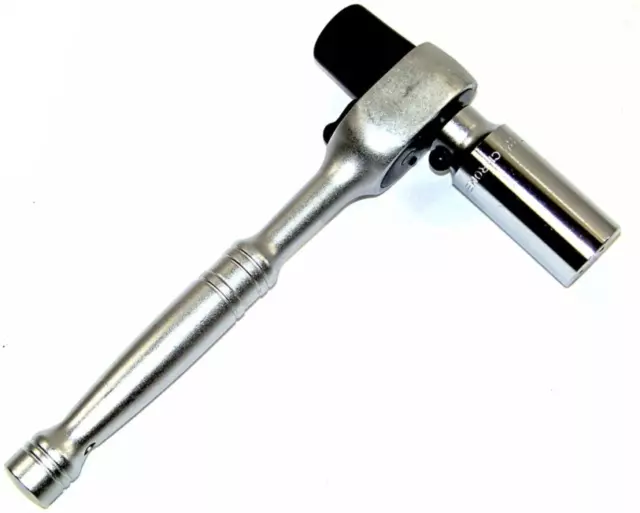 H D 1/2" Scaffold Ratchet 7/8" DR 6 Point Socket Ratchet Wrench Hammer Head Tool