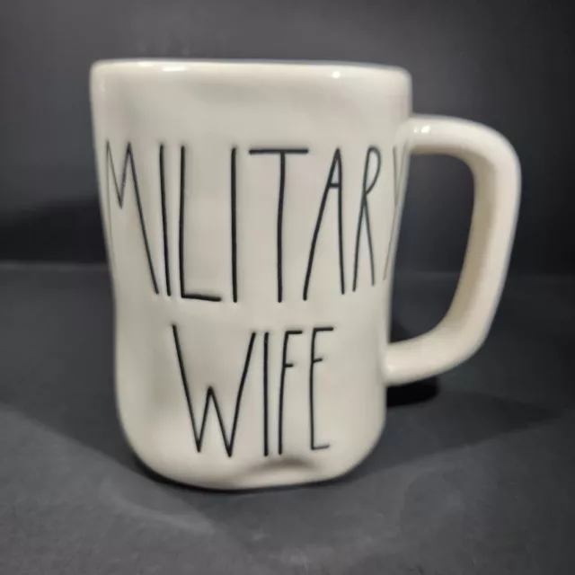 Rae Dunn Military Wife Coffee Mug Tea A Armed Services Patriotic