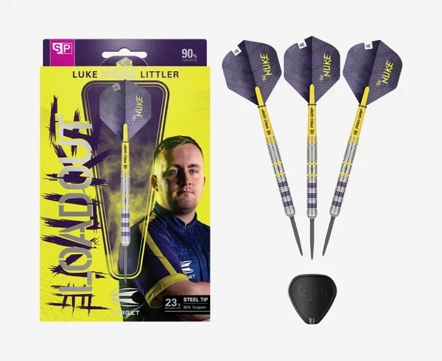 TARGET DARTS LUKE Littler The Nuke Loadout Darts 23g Swiss Point Darts