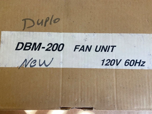 Duplo DBM-200 Fan Unit-New
