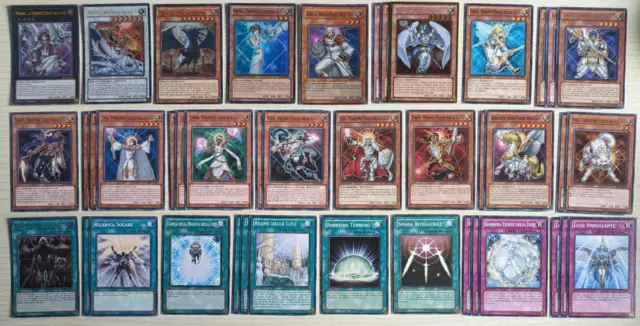 Yu-Gi-Oh! DECK FEDELE DELLA LUCE - COMPLETO 40 CARTE + EXTRA DECK