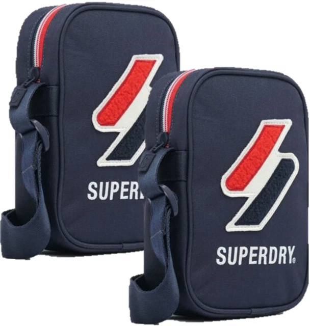 SUPERDRY MESSENGER BAG Sports Pouch Bag Small pouch Deep Navy 19.99 PicClick UK