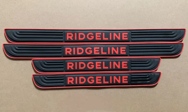 For Ridgeline Honda Accessories Car Door Sill Protectors Panel Scuff Plate Cover