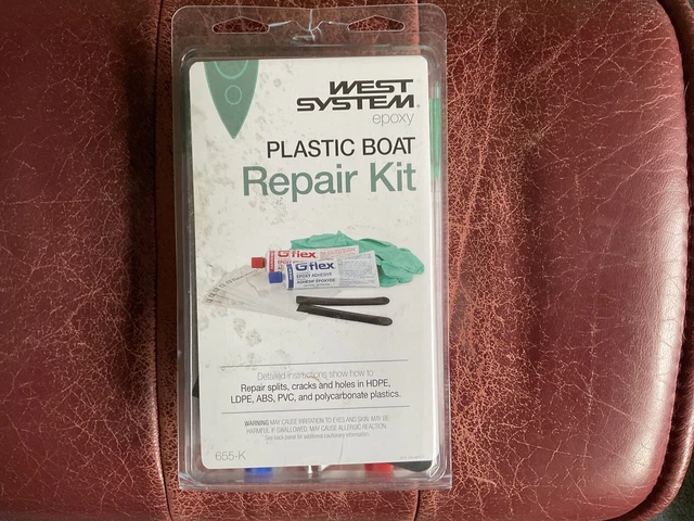 Kayak Canoe Plastic Boat Repair Kit West System 655K Epoxy