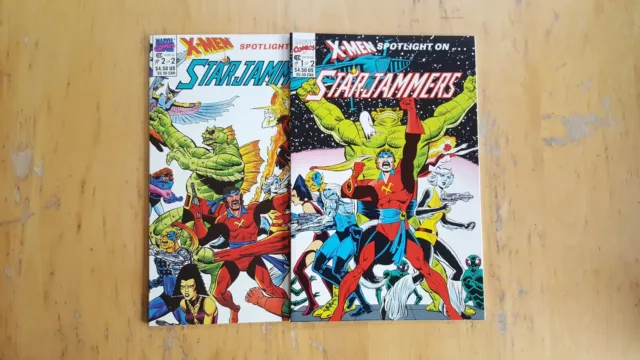 X-Men Spotlight on Starjammers #1-2. Full Run (1990, Marvel Comics) 9.0 VF/NM