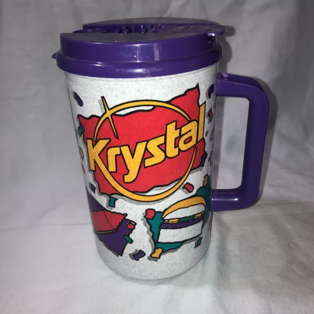 32oz Thermos Krystal Hamburgers Coca Cola 90s 59 Cent Refill Cup Mug