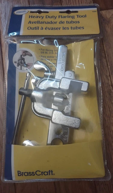 NEW BrassCraft Heavy Duty Flaring Tool - T050 -  for 3/16" to 5/8" O.D. tubing