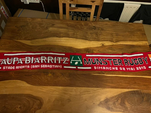 Écharpe De Rugby Munster - Chaude Et Douce, Pour Supporter Son équipe
