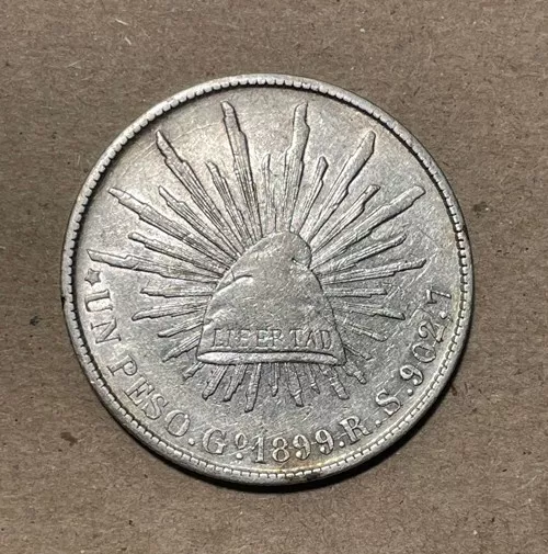 Mexico - 1899 GoRS Large Silver Peso