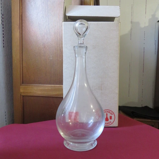 1 Jarra De Cristal De baccarat Modelo Vence Firmada De Caja Original